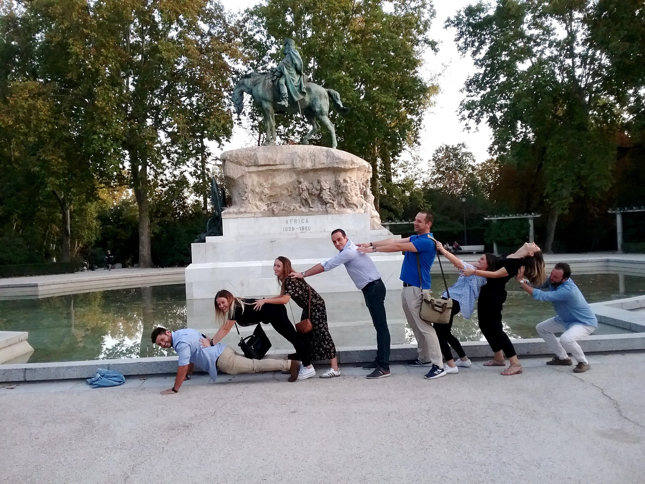 Gymkanas en el Parque del Retiro